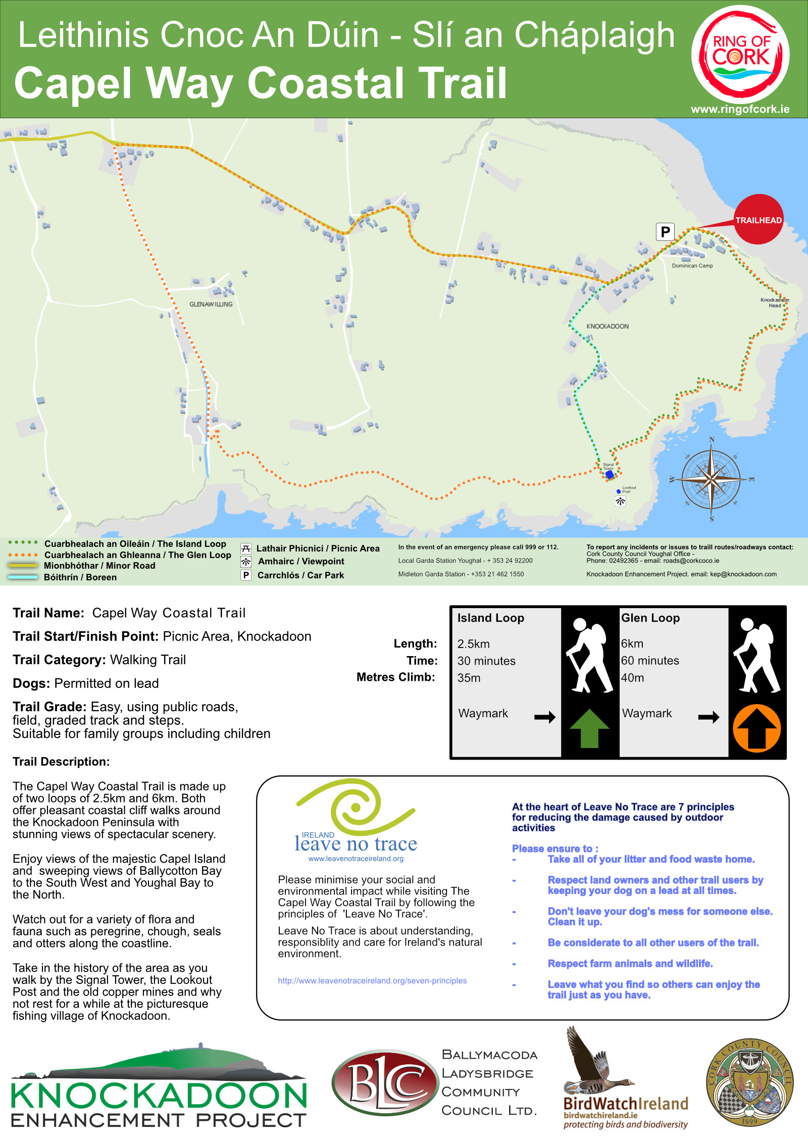Capel Trail Map